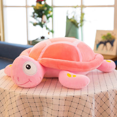 Colorful Plush Turtle Toy Pillow for Kids
