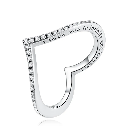 925 Silver Heart Ring