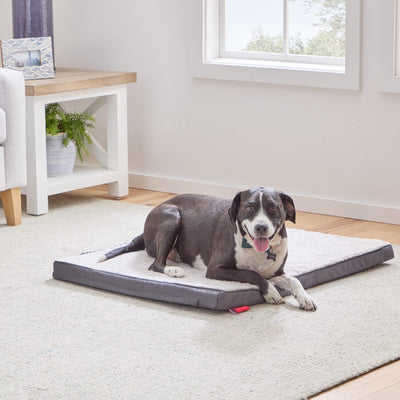 Brindle Dog Bed - Orthopedic Pet Bed - Dog Crate Bed with Machine Washable Cover - 2