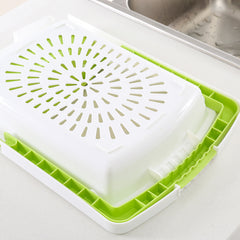 Plastic Cutting Board with Drainage Design for Kitchen