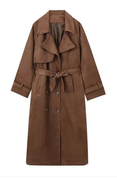 Chic Double-Breasted Trench