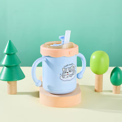 Detachable Cartoon Children's Milk Cup with Scale