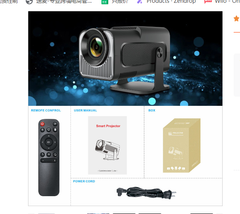 Magcubic HY320 1080P Android Portable Projector (One)
