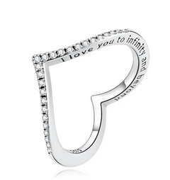 925 Silver Heart Ring